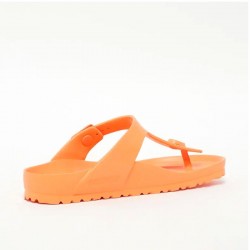 Sandalias Planas Mujer Birkenstock Gizeh Eva Naranja