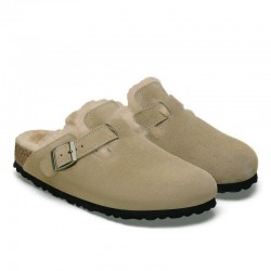 Zuecos Mujer Birkenstock Boston Taupe