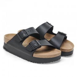 Sandalias Planas Mujer Birkenstock Arizona Flex Negro