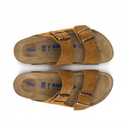 Sandalias Hombre Birkenstock Arizona Sfb Cuero