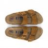 Sandalias Hombre Birkenstock Arizona Sfb Cuero
