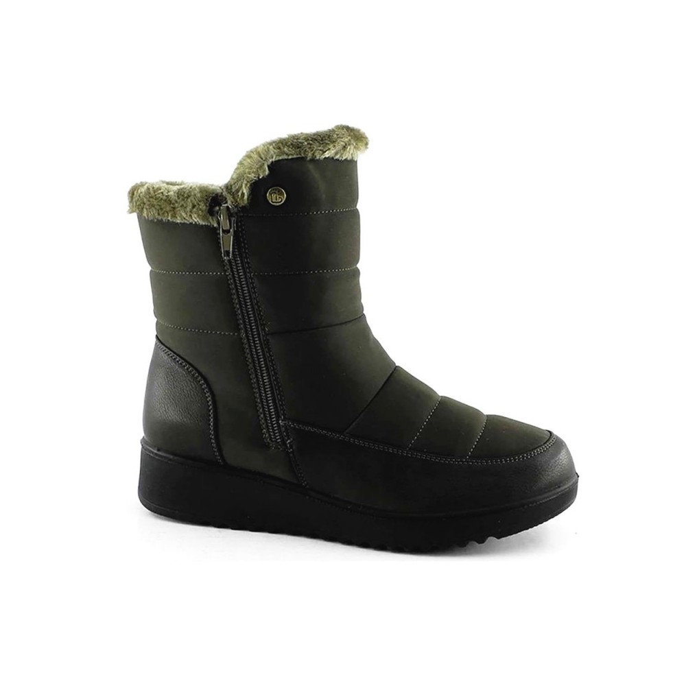 Botines Planos Mujer Zapp 25475 Kaki
