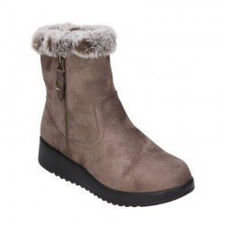 Botines Planos Mujer Zapp 27166 Taupe