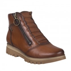 Botines Planos Mujer Zapp 22887 Cuero
