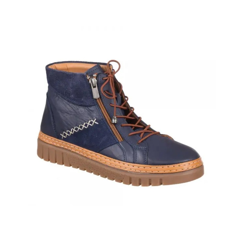 Botines Planos Mujer 48 Hours 3705 Marino