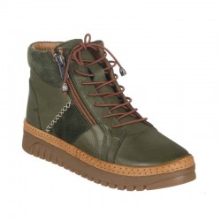 Botines Planos Mujer 48 Hours 3705 Verde
