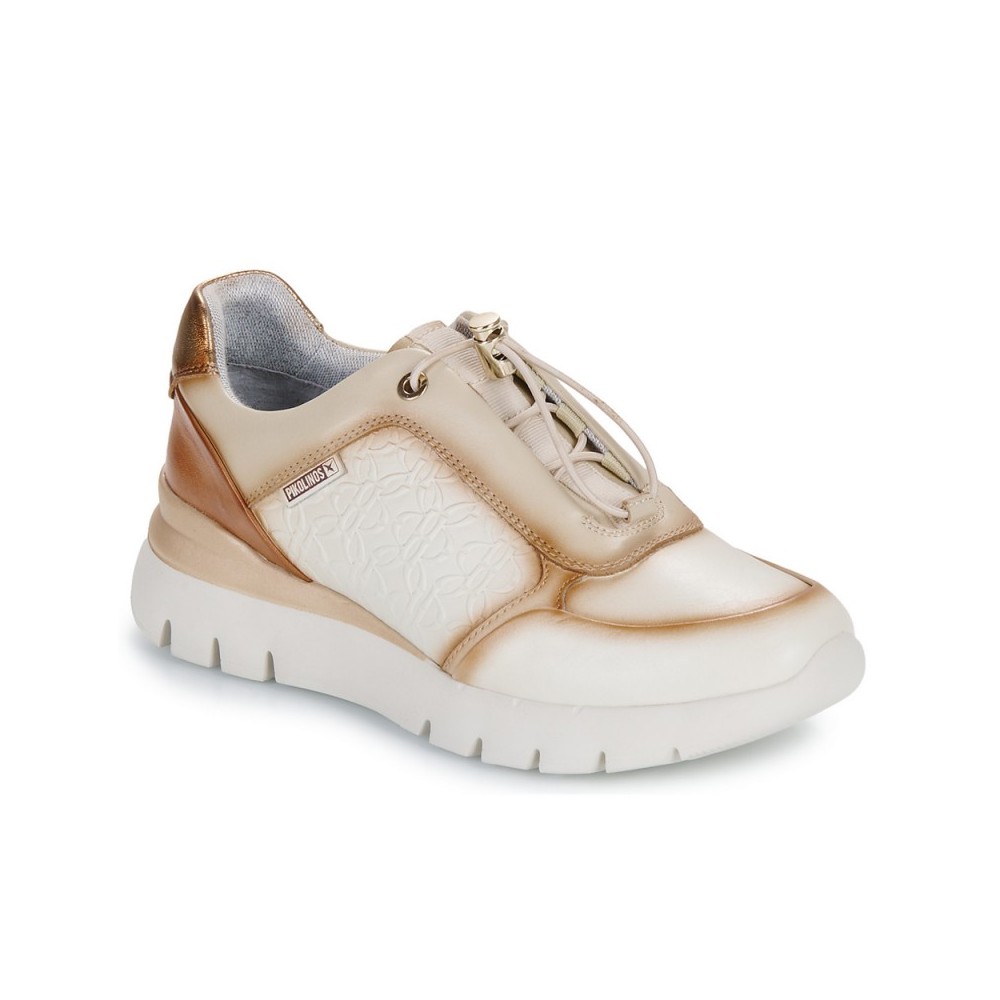 Zapatos Casual Mujer Pikolinos W9C-6607 Beig