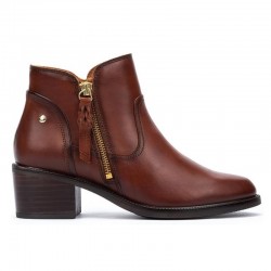 Botines de Tacón Mujer Pikolinos W2D-8674 Cuero