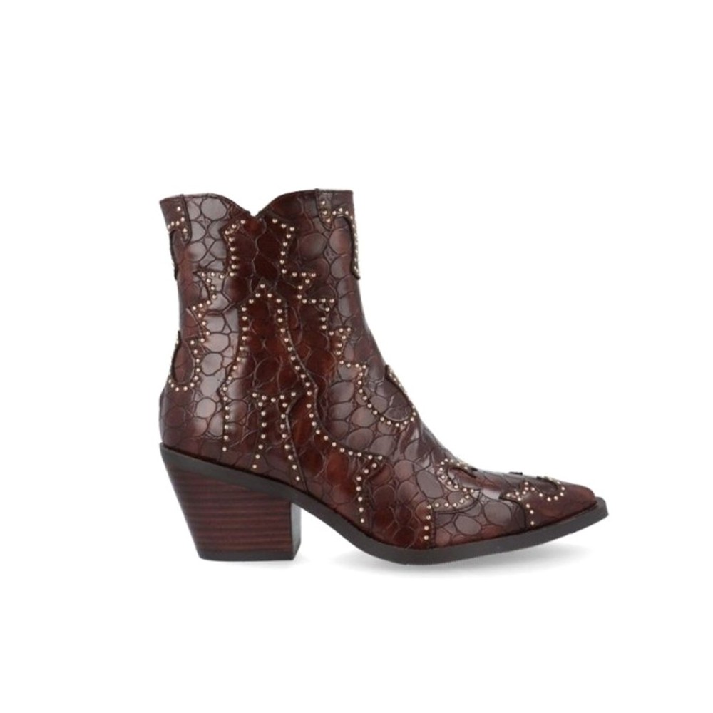 Botines de Tacón Mujer Noa Harmon Miranda Cuero