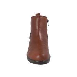 Botines Planos Mujer Laura Azaña 26811 Cuero