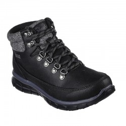 Botines Planos Mujer Skechers Synergy Negro