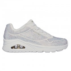 Sneakers Mujer Skechers Uno-Disco Rave Blanco