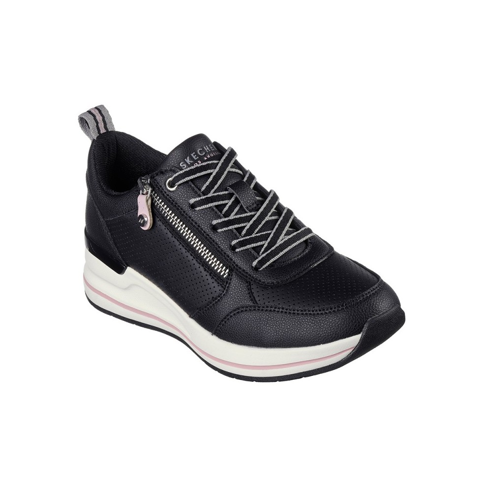Sneakers Mujer Skechers Billion 2 - Side Lines Negro
