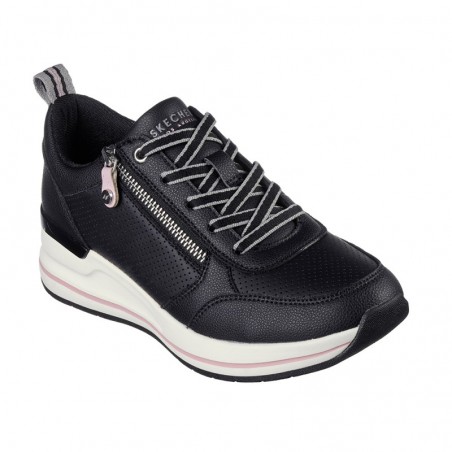 Sneakers Mujer Skechers Billion 2 - Side Lines Negro