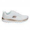 Sneakers Mujer Skechers Graceful-Get Connected Blanco-Oro