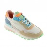 Sneakers Mujer Victoria Luna Nylon & Serraje Hielo