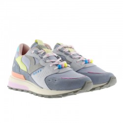 Sneakers Mujer Victoria Luna Nylon & Serraje Azul