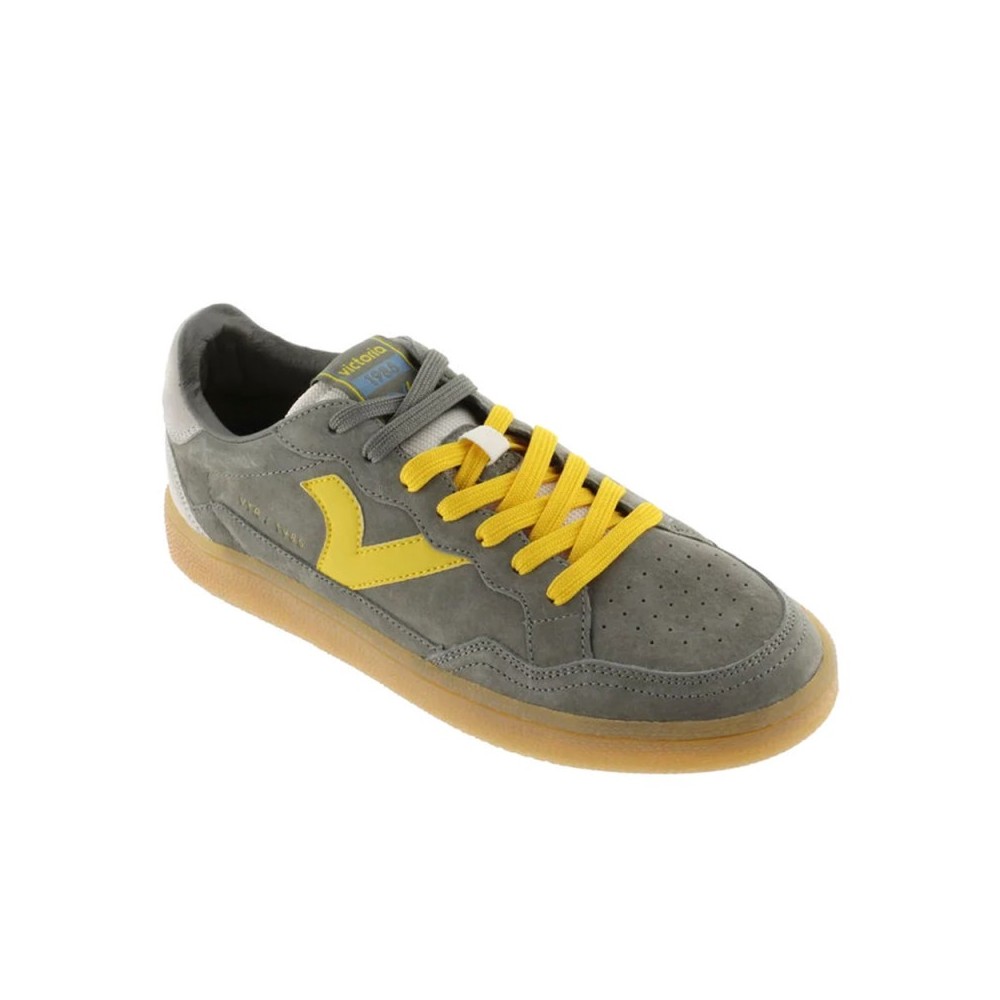 Sneakers Hombre Victoria Smash - Suede Color Kaki