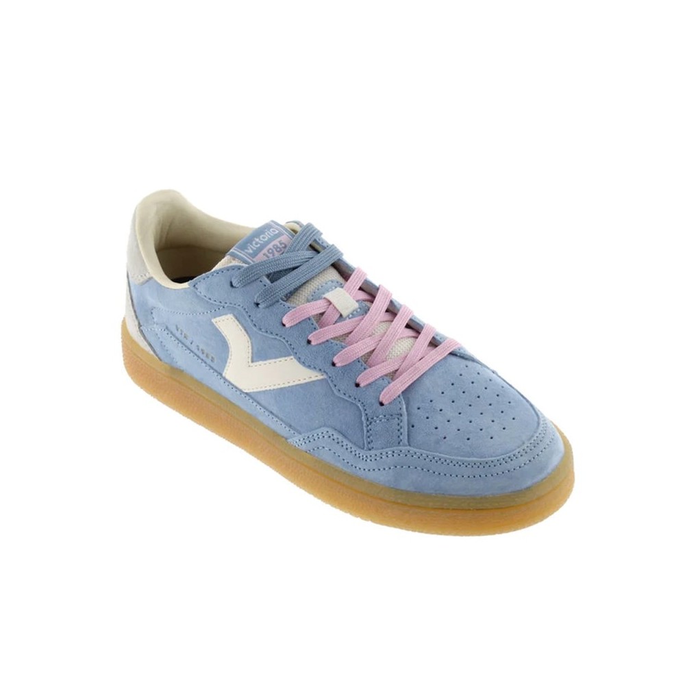 Sneakers Mujer Victoria Smash -Soft Suede Azul