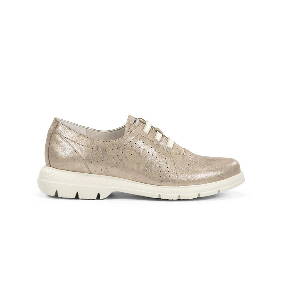 Zapatos Casual Mujer Fluchos F2202 Oro