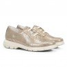 Zapatos Casual Mujer Fluchos F2202 Oro