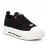 Zapatillas Lona Mujer Refresh 172817 Negro