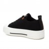 Zapatillas Lona Mujer Refresh 172817 Negro