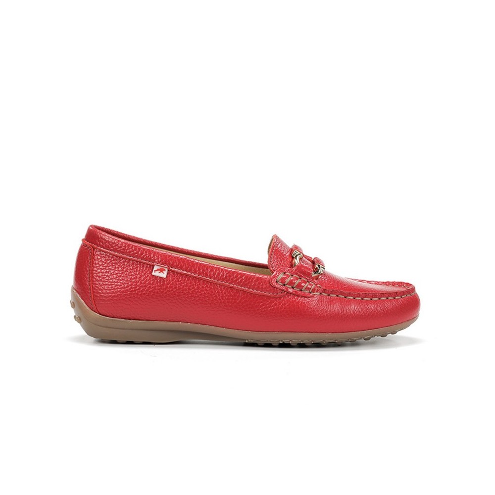 Mocasines Mujer Fluchos F2156 Rojo