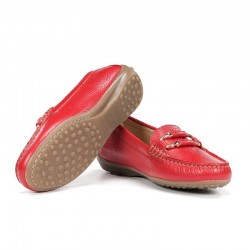 Mocasines Mujer Fluchos F2156 Rojo