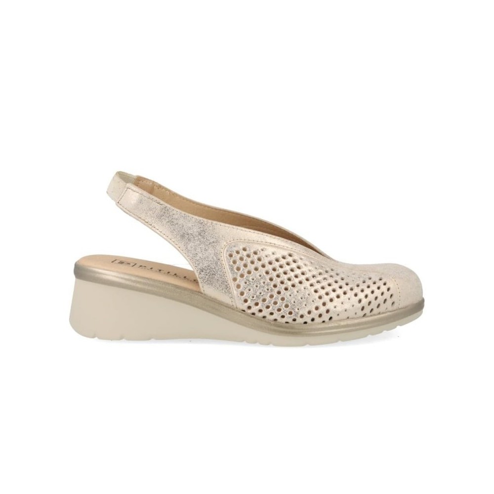 Zapatos Casual Mujer Pitillos 5743 Oro