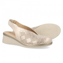 Zapatos Casual Mujer Pitillos 5743 Oro