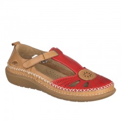 Sandalias Planas Mujer 48 Hours 3702 Rojo