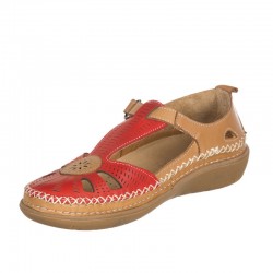 Sandalias Planas Mujer 48 Hours 3702 Rojo