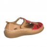 Sandalias Planas Mujer 48 Hours 3702 Rojo