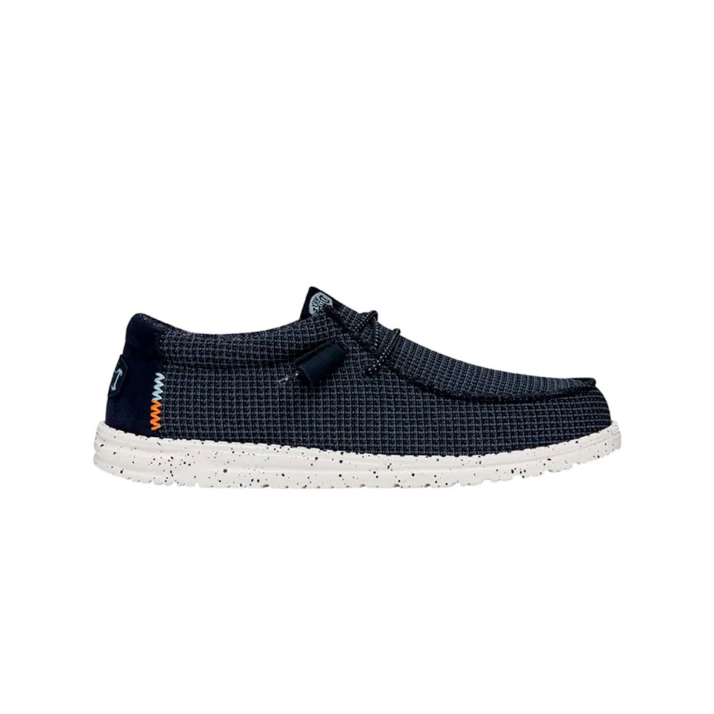 Zapatillas Lona Hombre Heydude Wally Sport Marino