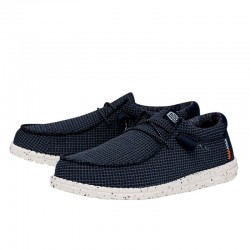 Zapatillas Lona Hombre Heydude Wally Sport Marino