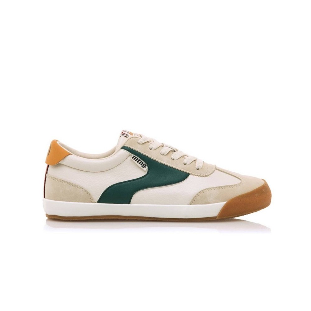 Sneakers Mujer Mustang Court Blanco-Verde