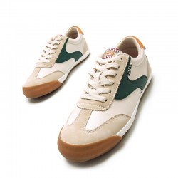 Sneakers Mujer Mustang Court Blanco-Verde