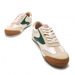 Sneakers Mujer Mustang Court Blanco-Verde