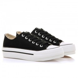 Sneakers Mujer Mustang Bigger X Negro