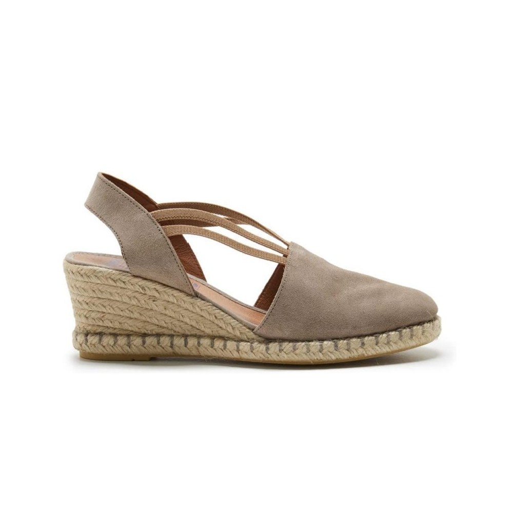 Cuñas de Esparto Mujer Verbenas Maika Taupe