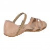 Sandalias Planas Mujer Inter-Bios 4476 Beig-Kaki