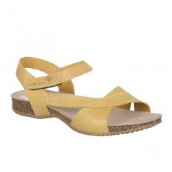 Sandalias Planas Mujer Inter-Bios 4487 Mostaza