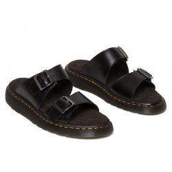 Sandalias Planas Mujer Dr. Martens Josef Negro