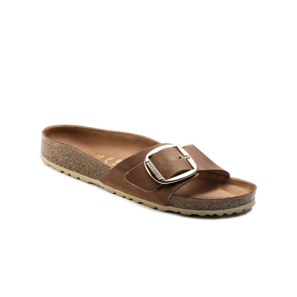 Sandalias Bio Mujer Birkenstock Madrid Big Buck Cuero