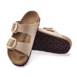 Sandalias Bio Mujer Birkenstock Arizona Big Buckle Nude