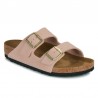 Sandalias Planas Mujer Birkenstock Arizona Leve Rosa