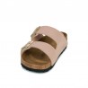 Sandalias Planas Mujer Birkenstock Arizona Leve Rosa