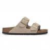 Sandalias Planas Mujer Birkenstock Arizona Leve Beig