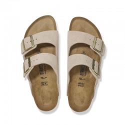 Sandalias Planas Mujer Birkenstock Arizona Leve Beig